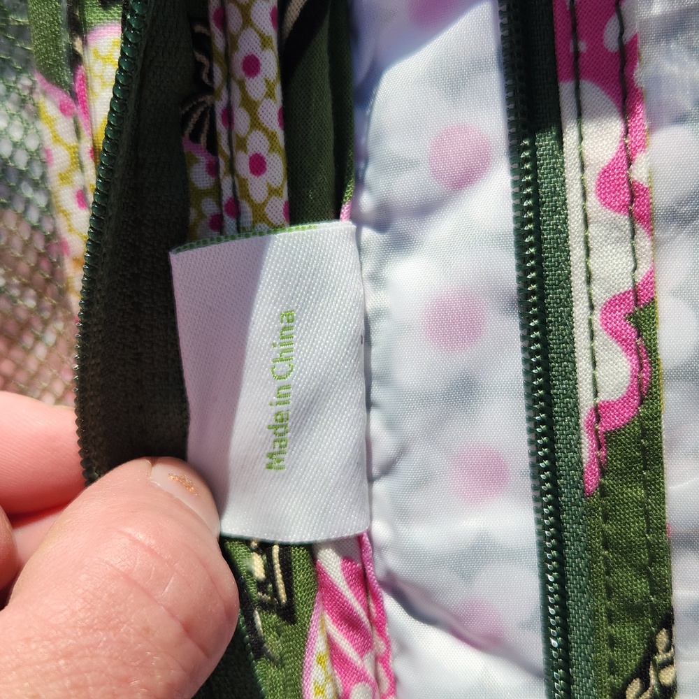 Vera Bradley Hanging Travel Organizer In Olivia Pink - Picture 4 of 9